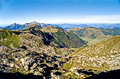 Alta Val Biandino durante la salita al Pizzo dei Tre Signori.